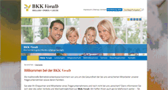 Desktop Screenshot of bkk-voralb.de